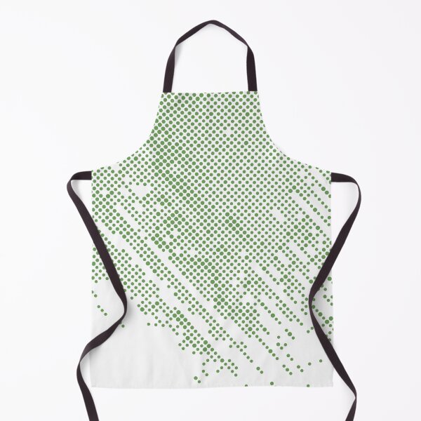 Item preview, Green and White Polka Dot Abstract Pattern Pairs Coloro 2022 Popular Color Seaweed Green 062-55-25 designed and sold by ColorOfTheYears.
