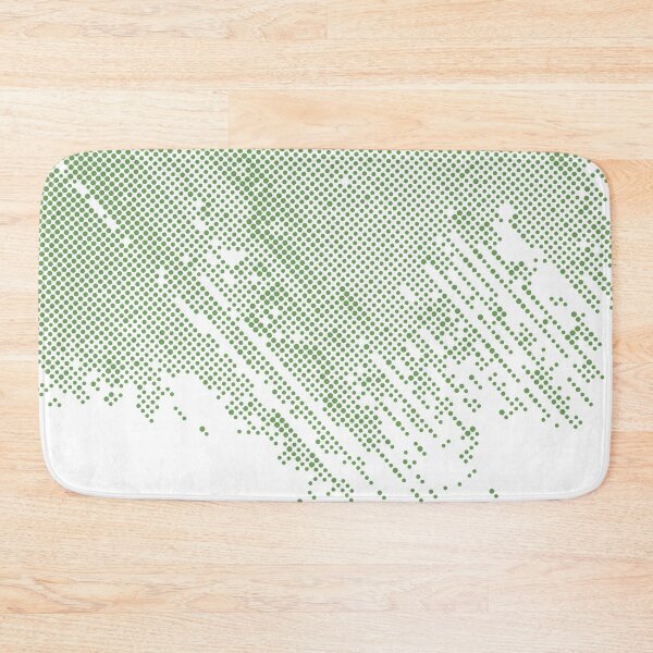 Item preview, Green and White Polka Dot Abstract Pattern Pairs Coloro 2022 Popular Color Seaweed Green 062-55-25 designed and sold by ColorOfTheYears.