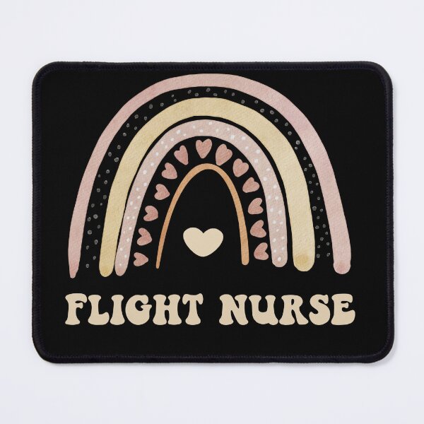 Item preview, flight nurse cute aesthetic rainbow -Flight Nursing Department - Flight ICU/ED/Trauma Nurse RN Sticker designed and sold by Omochiroi.