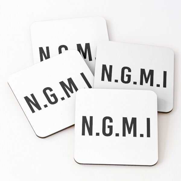 Item preview, NGMI - Not gonna make it - NFT Black designed and sold by MbyMorganK.