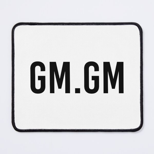 Item preview, GM GM - Good morning - NFT Black designed and sold by MbyMorganK.