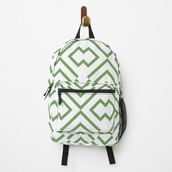 Item preview, Green and White Abstract Shape Pattern Pairs Coloro 2022 Popular Color Seaweed Green 062-55-25 designed and sold by ColorOfTheYears.