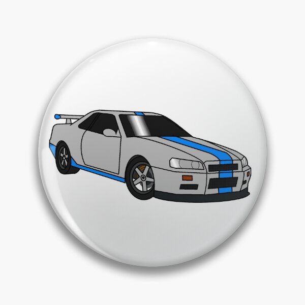 Artikelvorschau, Skyline Street Racer Blau/Grau entworfen und verkauft von Sparky-Art.