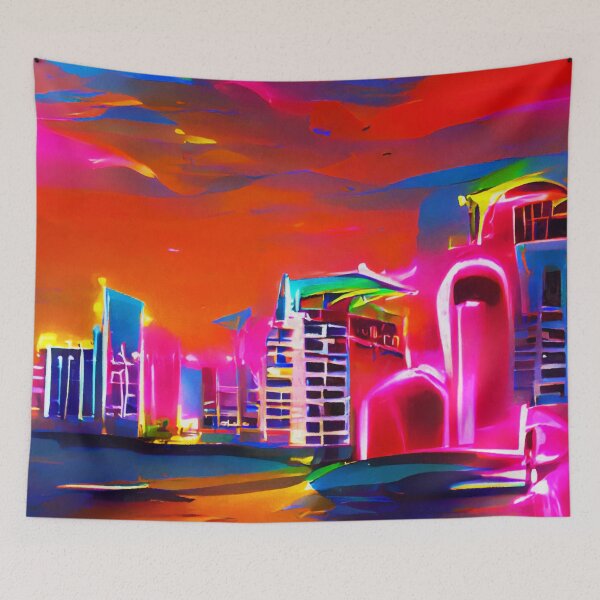 Item preview, Miami Sunset designed and sold by AM FineArtPrints.