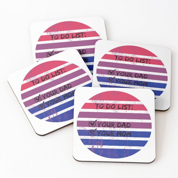 Item preview, To Do List Your Dad Your Mom Bisexual Joke designed and sold by LuckyKermit.