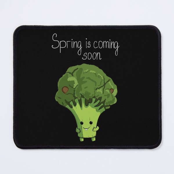 Item preview, Spring Is Coming Soon Cute Little Broccoli designed and sold by BigFatMistake.