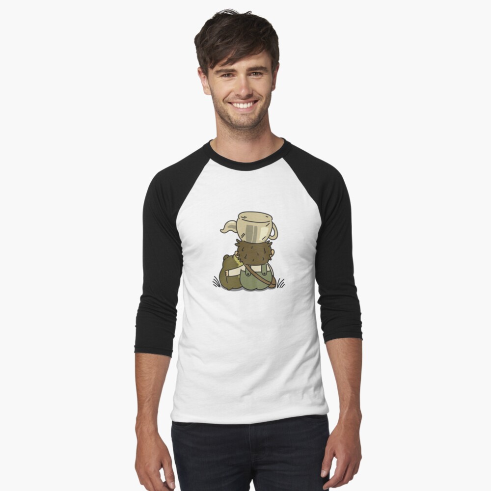 Item preview, Baseball ¾ Sleeve T-Shirt designed and sold by doodlesbyben.