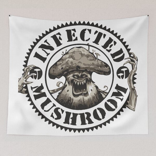 Item preview, Infected Mushroom Design designed and sold by Unfairsneaker.