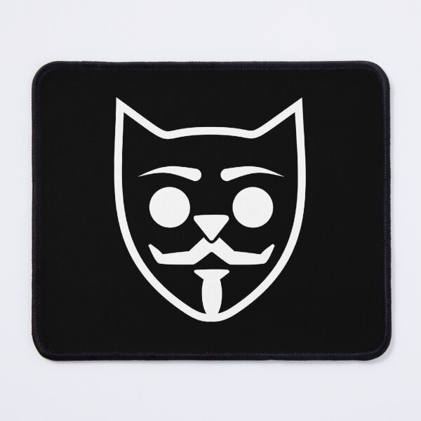 Item preview, Cat Anonymous (white print) designed and sold by Aceofspace3000.
