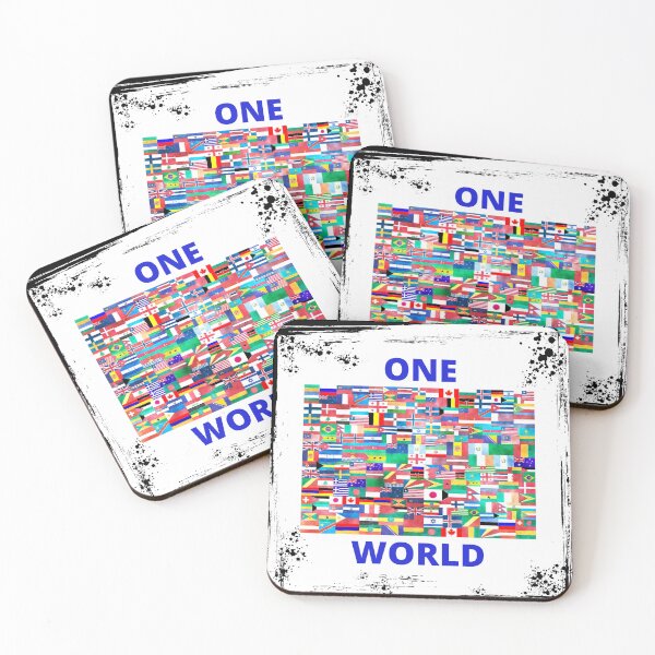 Item preview, One World designed and sold by BubbleTextBox.