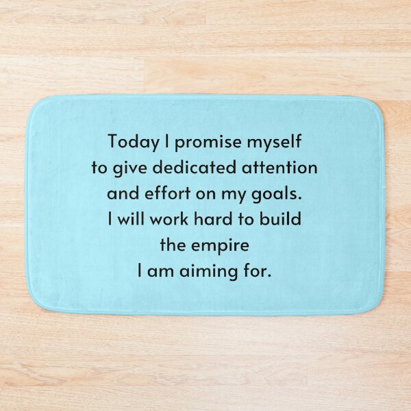 Item preview, Today I Promise Myself - Manifest Abundance designed and sold by Manifest-Life.