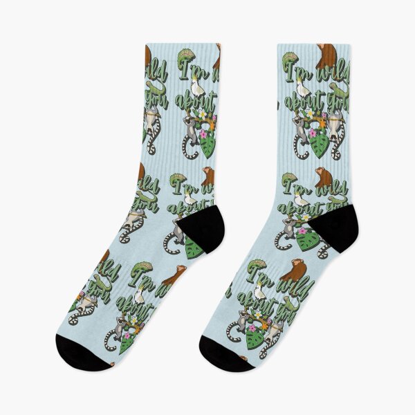 Item preview, I'm Wild About You, Fun Jungle Animal Design designed and sold by TrulyEpoque.
