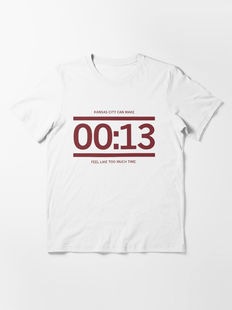 13 Seconds Chiefs Shirt  Essential T-Shirt for Sale by FHdesigns