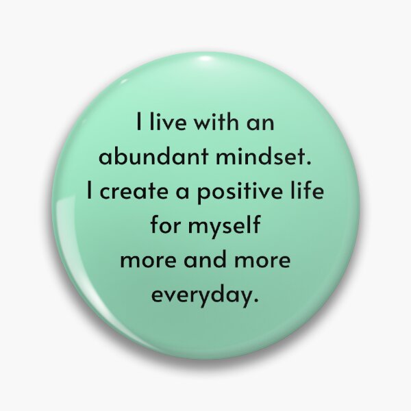 Item preview, I Live With An Abundant Mindset - Manifest Abundance designed and sold by Manifest-Life.