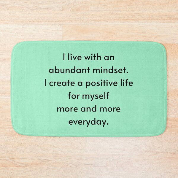 Item preview, I Live With An Abundant Mindset - Manifest Abundance designed and sold by Manifest-Life.