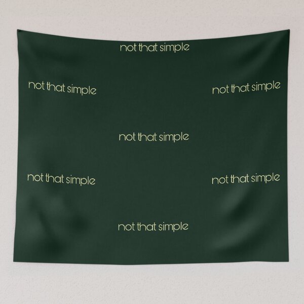 Item preview, Not that simple designed and sold by Signaturestudio.
