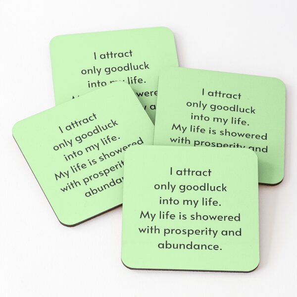 Item preview, I Attract Only Goodluck- Manifest Abundance designed and sold by Manifest-Life.