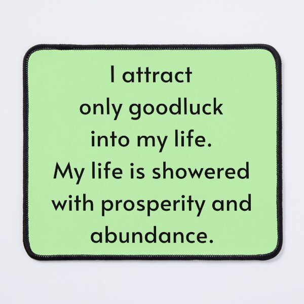Item preview, I Attract Only Goodluck- Manifest Abundance designed and sold by Manifest-Life.