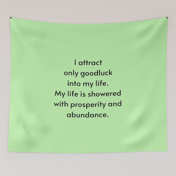 Item preview, I Attract Only Goodluck- Manifest Abundance designed and sold by Manifest-Life.