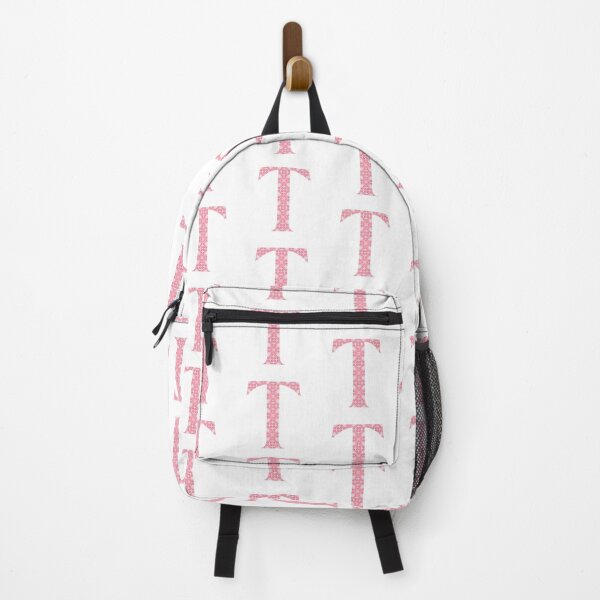 Item preview, "T" Pink Monogram designed and sold by JadeRiverImages.