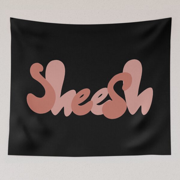 Item preview, Pink “Sheesh” Quote designed and sold by JadedLilacsArt.