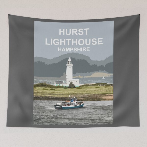 Item preview, Hurst Lighthouse, Hampshire, New Forest England uk designed and sold by BarbaraGlebska.