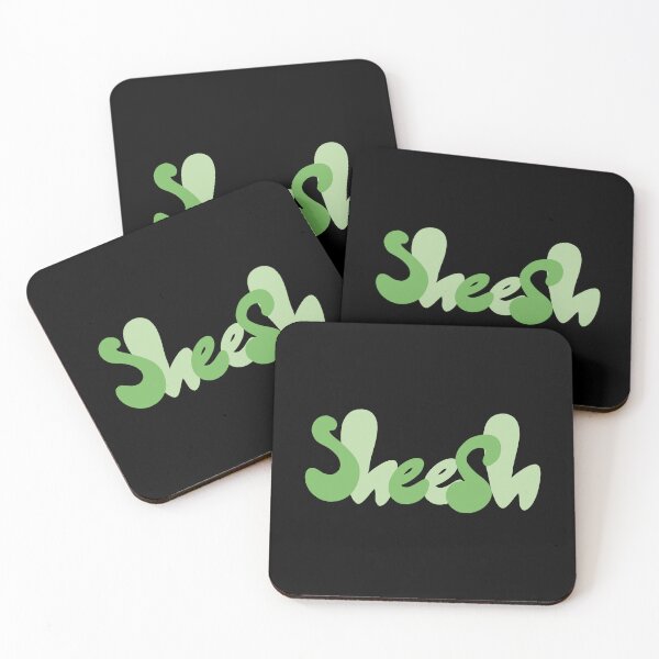 Item preview, Green “Sheesh” Quote designed and sold by JadedLilacsArt.