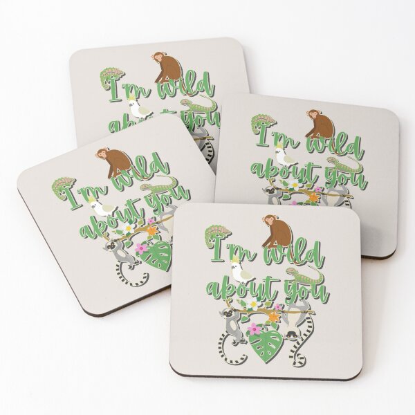 Item preview, I'm Wild About You, Fun Jungle Animal Design designed and sold by TrulyEpoque.