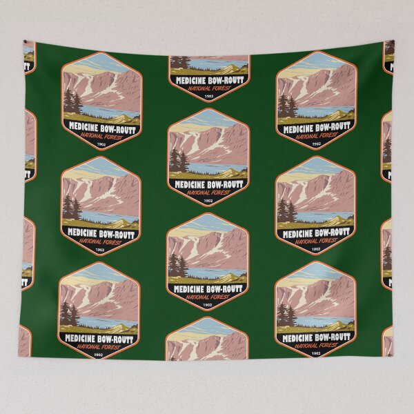 Item preview, Medicine Bow - Routt National Forest Badge designed and sold by KrisSidDesigns.