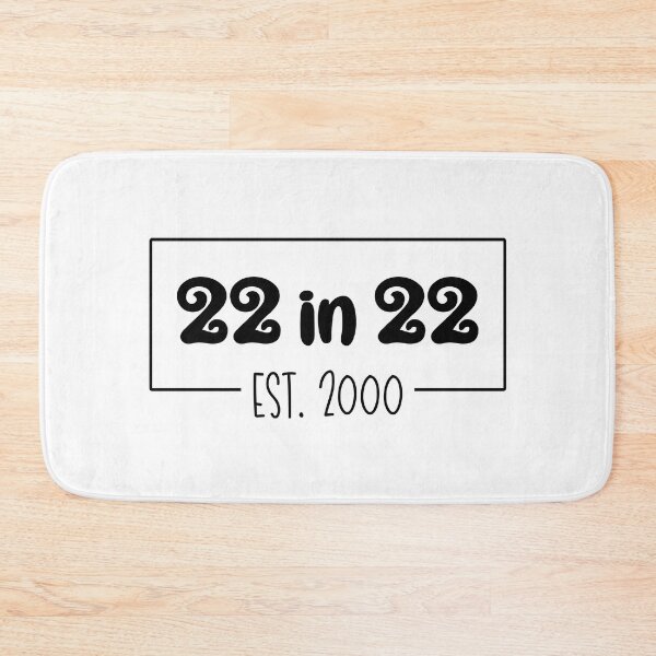 Item preview, 22 in 22 Est 2000 | 22nd Birthday | Turning 22 in 2022 | 22nd birthday party gift designed and sold by Violet Treasures.