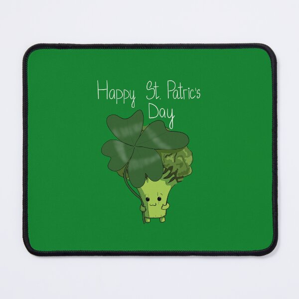 Item preview, Happy St. Patric's Day Cute Broccoli Art designed and sold by BigFatMistake.