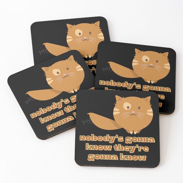 Item preview, Nobody's Gonna Know How Would They Know Trending Meme - Cute Funny Sneaky Kitten - Kitty Cat designed and sold by YANAY-FASHION.