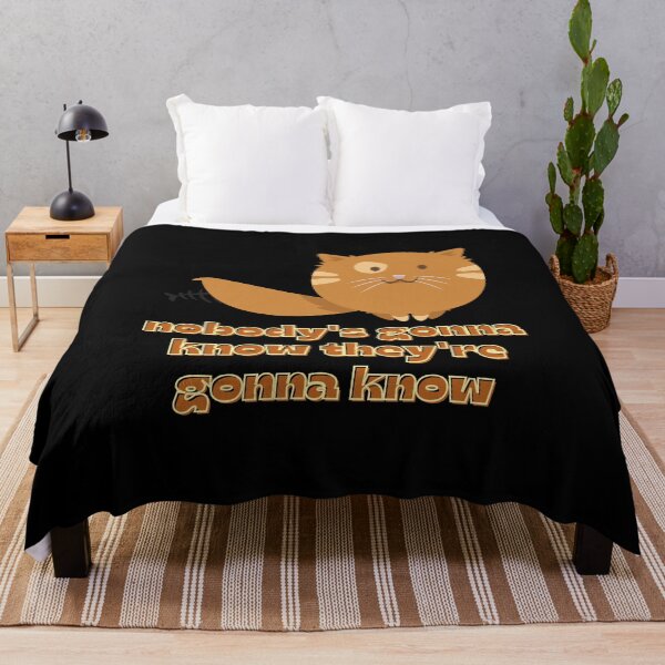 Item preview, Nobody's Gonna Know How Would They Know Trending Meme - Cute Funny Sneaky Kitten - Kitty Cat designed and sold by YANAY-FASHION.