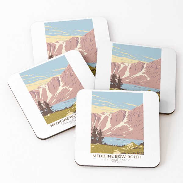 Item preview, Medicine Bow - Routt National Forest Vintage designed and sold by KrisSidDesigns.