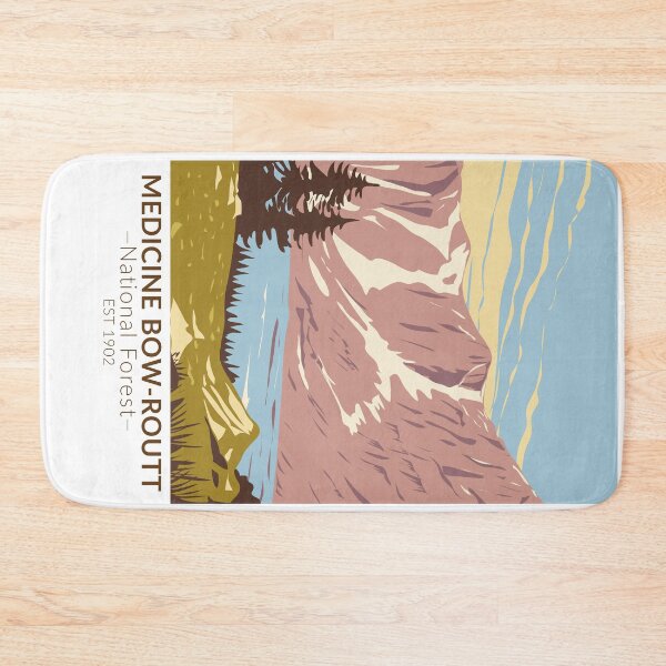 Item preview, Medicine Bow - Routt National Forest Vintage designed and sold by KrisSidDesigns.