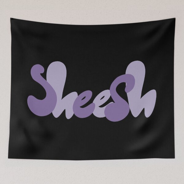 Item preview, Purple “Sheesh” Quote designed and sold by JadedLilacsArt.