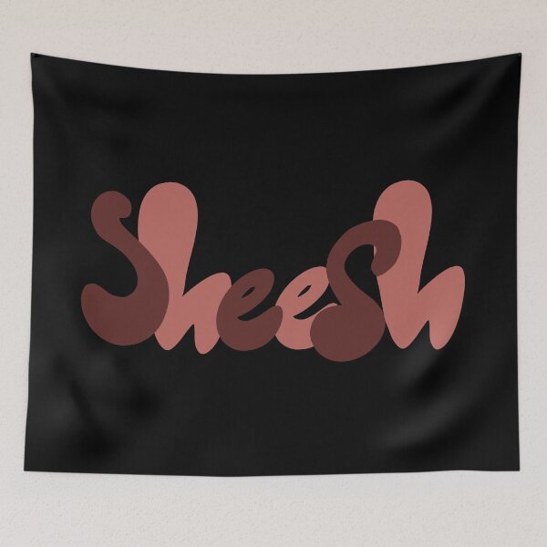 Item preview, Red “Sheesh” Quote designed and sold by JadedLilacsArt.