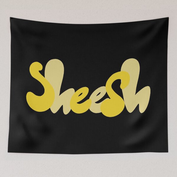 Item preview, Yellow “Sheesh” Quote designed and sold by JadedLilacsArt.
