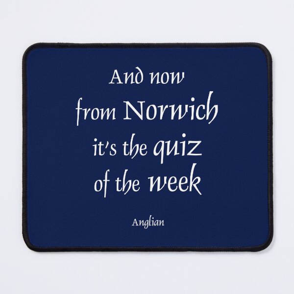 Item preview, And now from Norwich, it's the quiz of the week designed and sold by ANORAKATTIC.