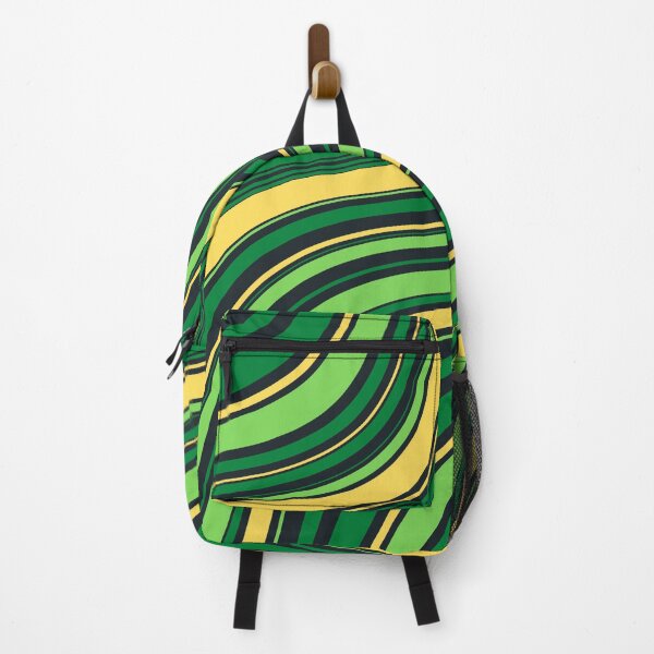 Item preview, Green wave pattern, psychedelic  designed and sold by Hilary Thwaites.