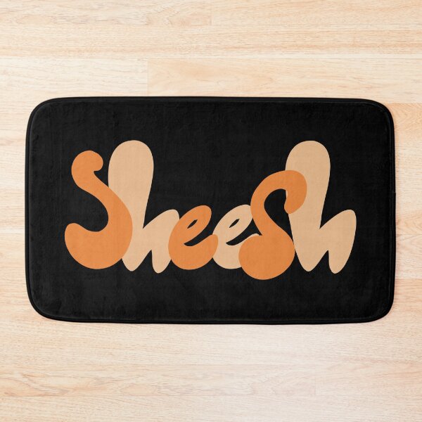 Item preview, Orange “Sheesh” Quote designed and sold by JadedLilacsArt.