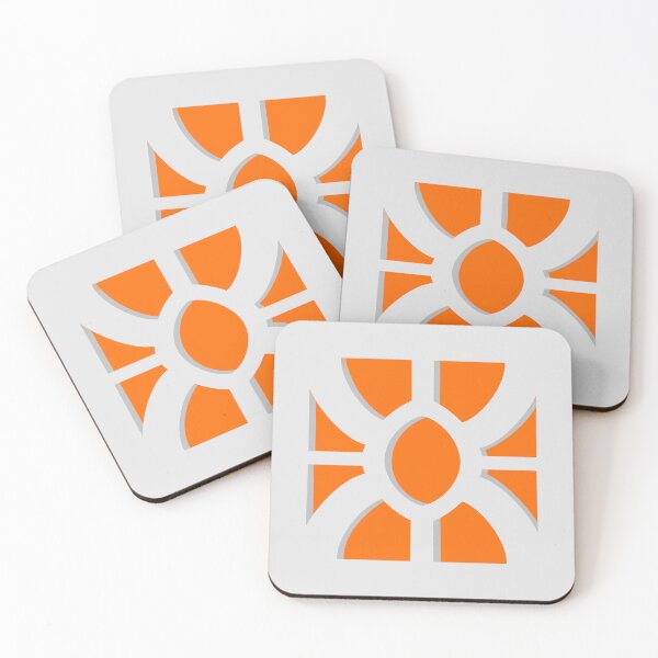 Item preview, Breeze Block Two Single Orange designed and sold by Owen1976.