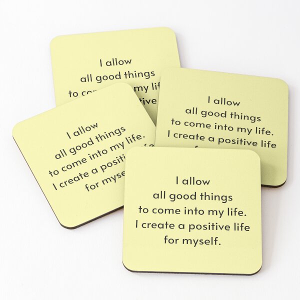 Item preview, I Allow All Good Things To Come Into My Life - Manifest Abundance designed and sold by Manifest-Life.