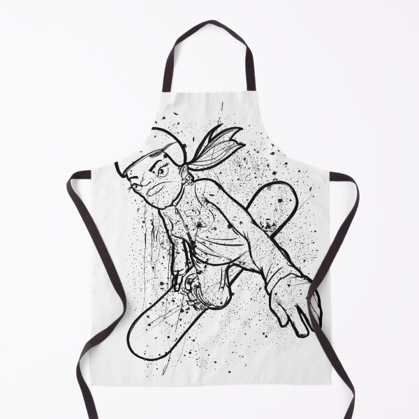 Item preview, Snowboard girl freestyle jump designed and sold by motylanoga.