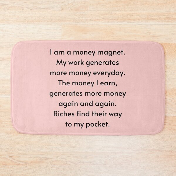 Item preview, I Am A Money Magnet - Manifest Abundance designed and sold by Manifest-Life.