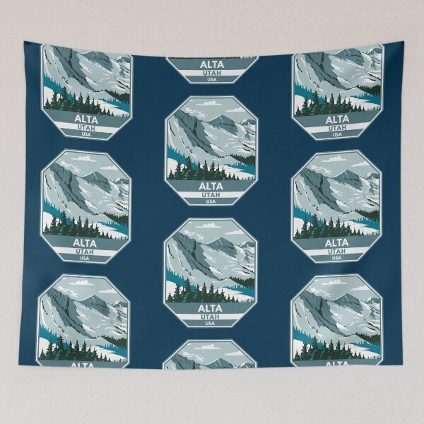Item preview, Alta Ski Area Winter Utah designed and sold by KrisSidDesigns.