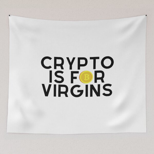 Item preview, Crypto is For Virgins designed and sold by VAHPROD.
