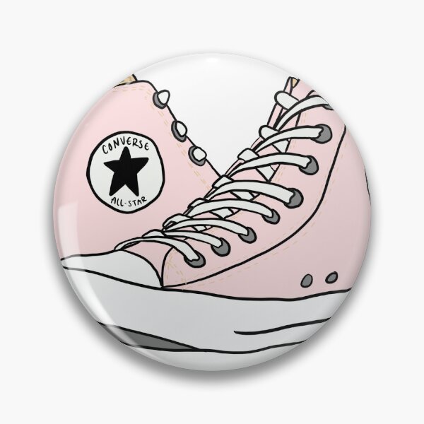 Item preview, Pink Flower High Tops designed and sold by caitlinkb2.
