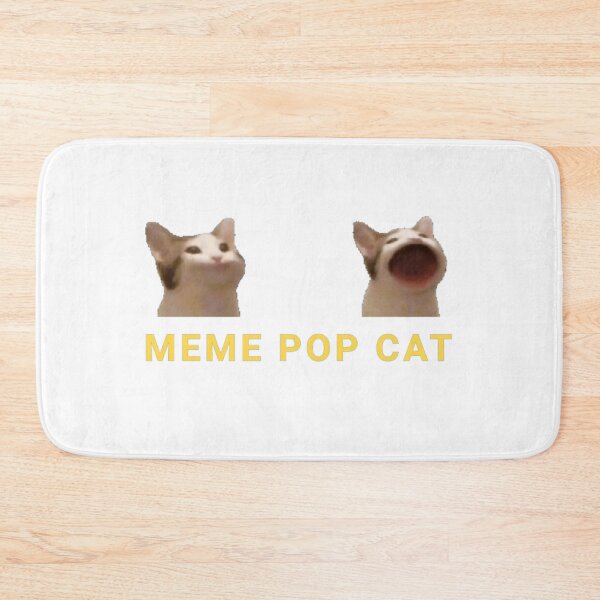 Item preview, Popcat Click funny cute cat meme apperal Cap designed and sold by covid50.