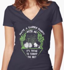 Love Garden - Gardening Shirt Women's Fitted V-Neck T-Shirt